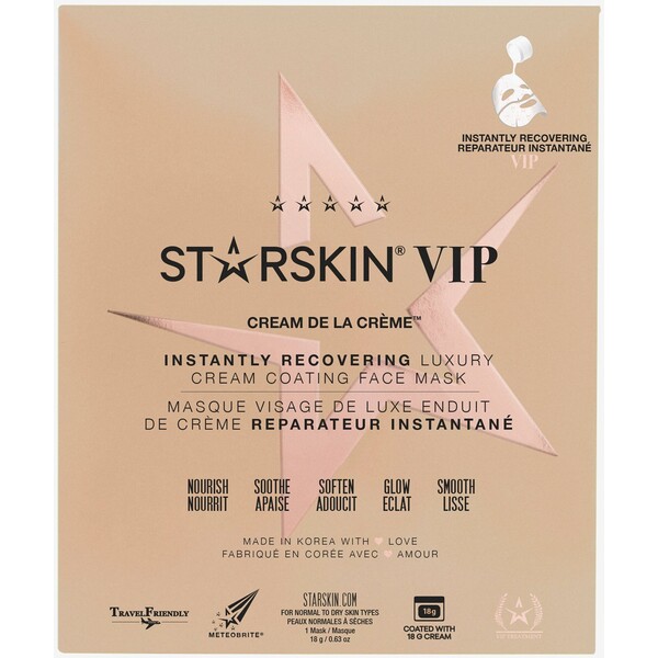 STARSKIN STARSKIN ® VIP CREAM DE LA CRÈME™ INSTANTLY RECOVERING LUXURY CREAM COATED SHEET MASK Maseczka - S2E34G00G-A11