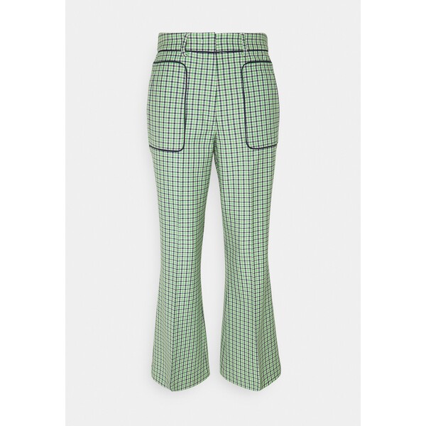 Vivetta PANT Spodnie materiałowe verde/blu VIQ21A00C-M11