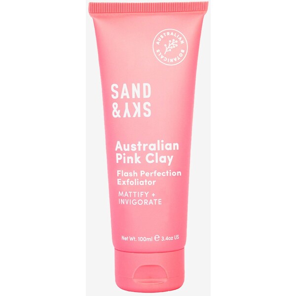 Sand&Sky AUSTRALIAN PINK CLAY FLASH PERFECTION EXFOLIATOR 100ML Peelingi do ciała i twarzy scrub SAN31G001-S11
