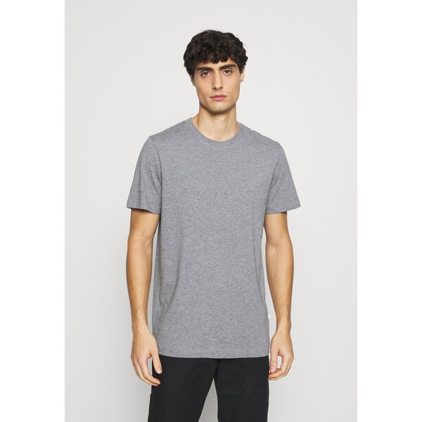 Selected Homme SLHNORMAN180 T-shirt basic medium grey melange SE622O0MA-C11