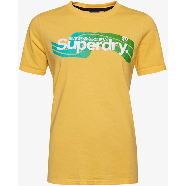 Superdry CORE LOGO CALI T-shirt z nadrukiem springs yellow SU221D242-E11