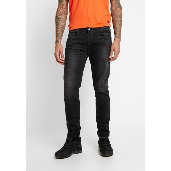 Replay ANBASS Jeansy Slim Fit dark grey RE322G0D8-C11
