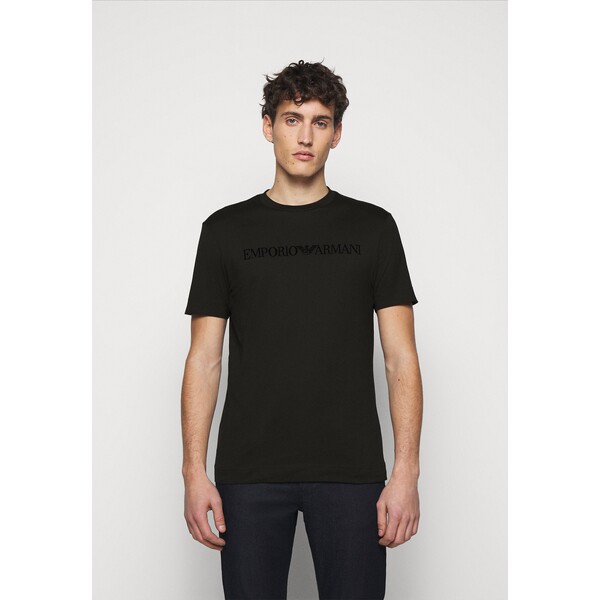 Emporio Armani T-shirt z nadrukiem black EA822O02J-Q12