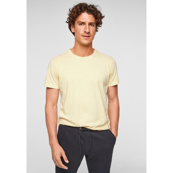 s.Oliver T-shirt basic light yellow melange SO222O18Z-C11