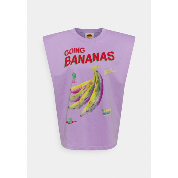 Farm Rio GOING BANANAS GRAPHIC T-shirt z nadrukiem lilac F0I21D003-I11