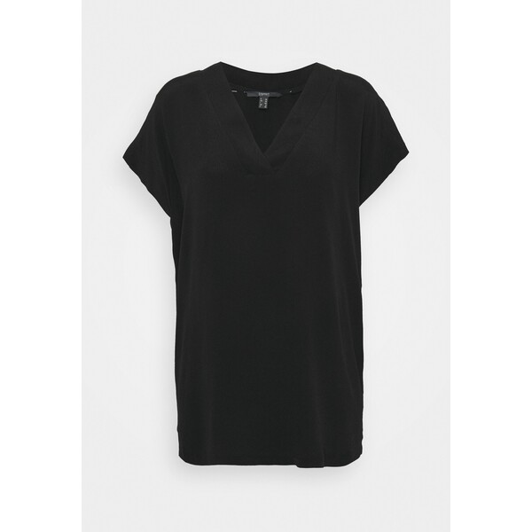 Esprit Collection BLOUSE SOLID T-shirt basic black ES421E0WS-Q11
