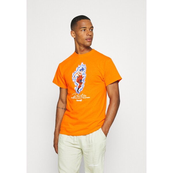 Primitive INSTINCT TEE T-shirt z nadrukiem orange PRO22O053-H11