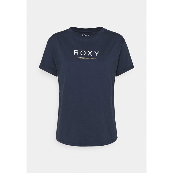 Roxy EPIC AFTERNOON WORD T-shirt z nadrukiem mood indigo RO521D0GX-K11