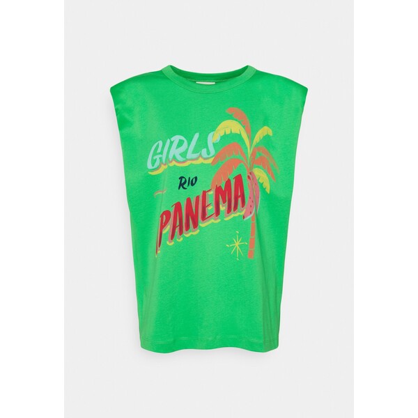 Farm Rio GIRLS RIOIPANEMA GRAPHIC T-shirt z nadrukiem green F0I21D002-M11