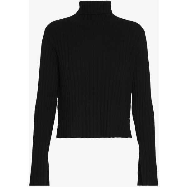 pure cashmere TURTLENECK Sweter black PUG21I008-Q11