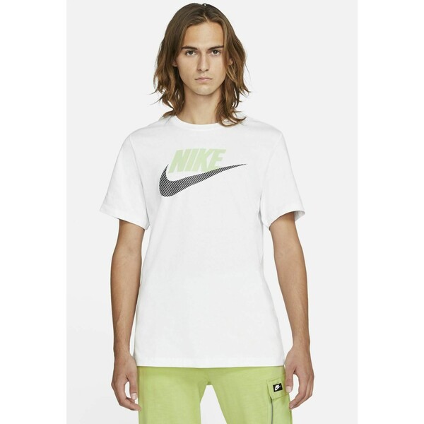 Nike Sportswear T-shirt z nadrukiem white/black NI122O0PM-A11