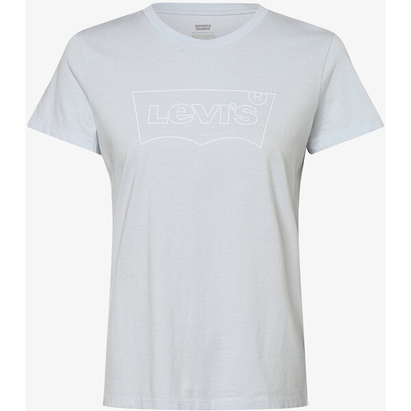 Levi's® T-shirt z nadrukiem hellblau LE221D0DH-K11