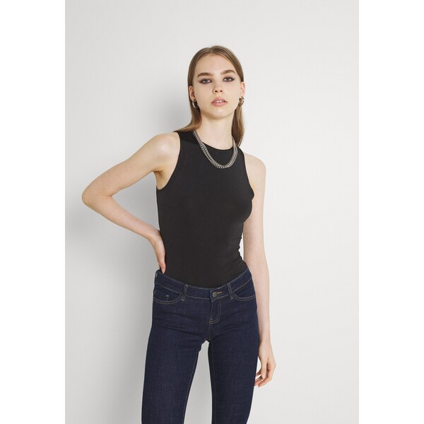 Nly by Nelly HIGH NECK BODY Top black NEG21E07O-Q11