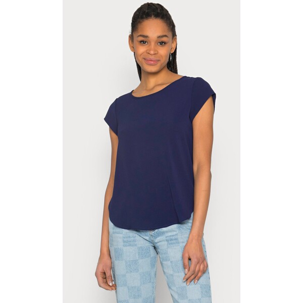 ONLY ONLVIC SOLID TOP T-shirt basic evening blue ON321E0SM-K21