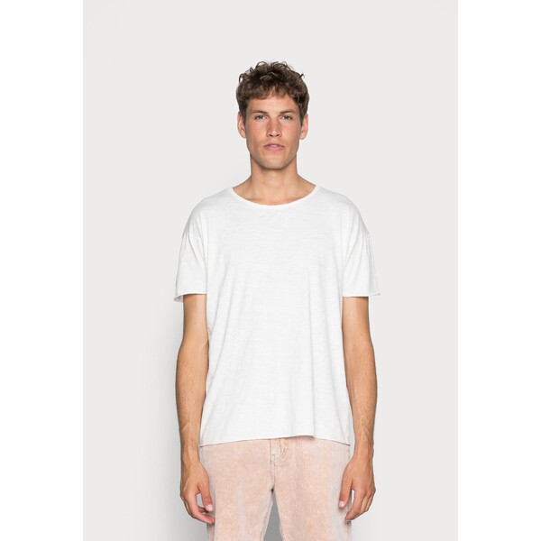 Nudie Jeans ROGER T-shirt basic Offwhite NU222O00P-A11