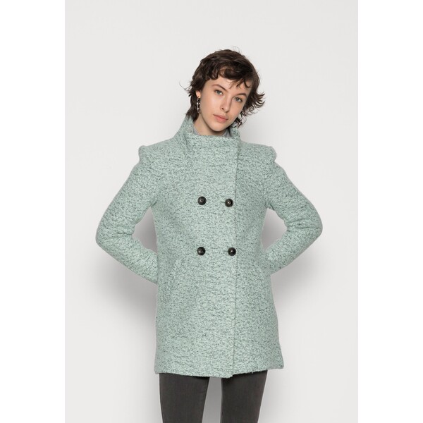 ONLY ONLNEWSOPHIA COAT Klasyczny płaszcz frosty green melange/mallard green ON321U0Q4-M11