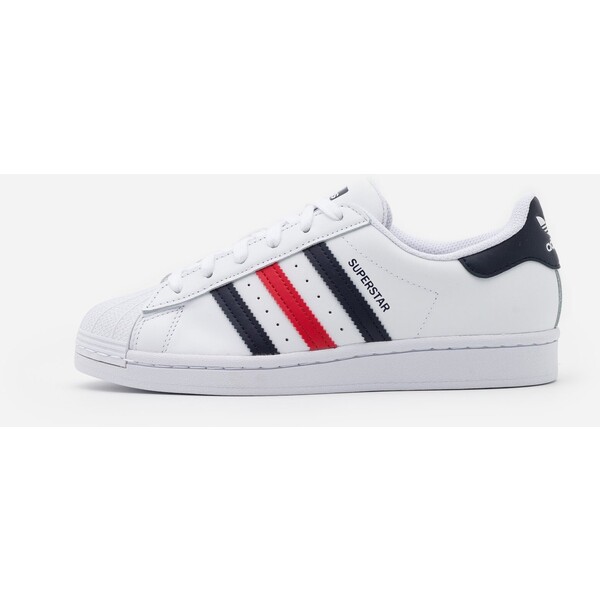 adidas Originals SUPERSTAR Sneakersy niskie footwear white/scarlet AD115O0O4-A11
