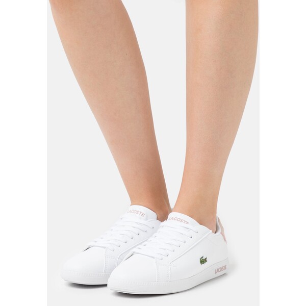 Lacoste GRADUATE Sneakersy niskie white/light pink LA211A0JG-A11