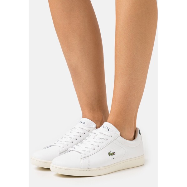 Lacoste CARNABY EVO Sneakersy niskie white/dark green LA211A0HI-A13