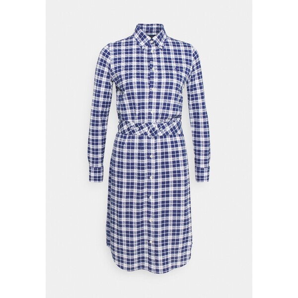Polo Ralph Lauren HEIDI LONG SLEEVE DAY DRESS Sukienka koszulowa new blue PO221C08Z-K11