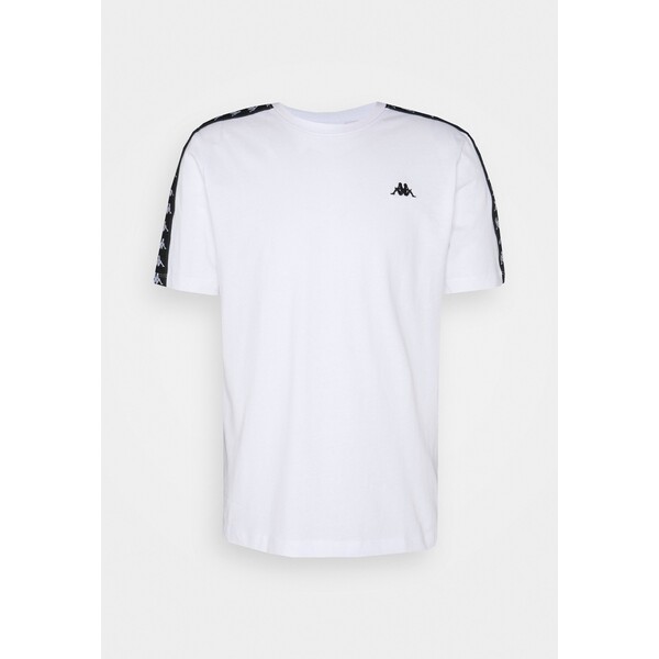 Kappa JANNO T-shirt z nadrukiem bright white 10K42D02C-A11