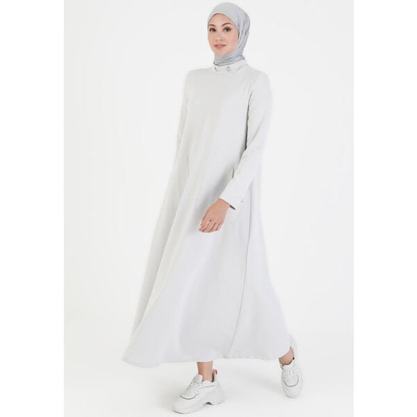 Modanisa MODEST Długa sukienka gray MHR21C03K-C11