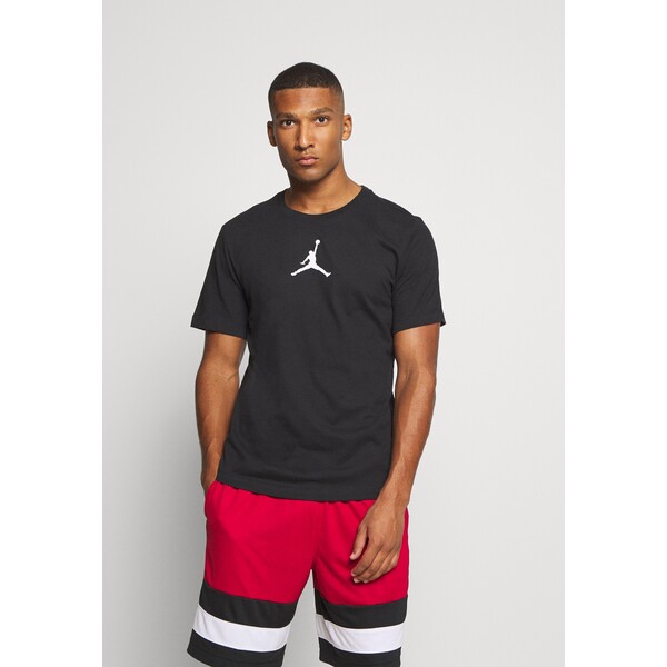 Jordan JUMPMAN CREW T-shirt z nadrukiem black/white JOC42D03X-Q11