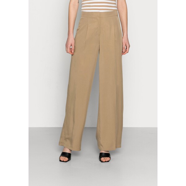 Selected Femme SLFTINNI-PORTA WIDE PANT Spodnie materiałowe kelp SE521A0IU-O11