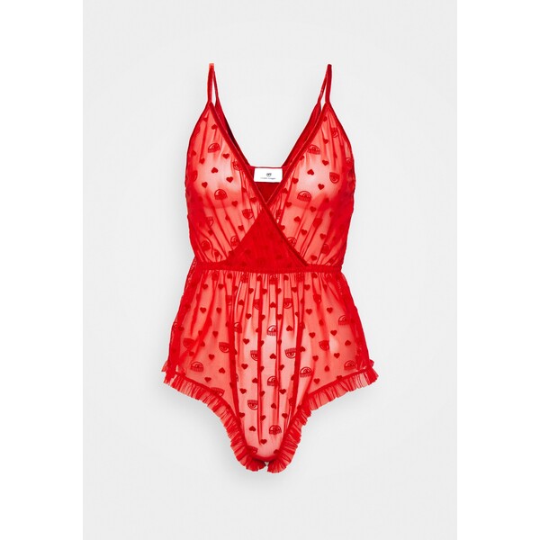 CHIARA FERRAGNI MY VALENTINE TUTA CORTA Body fantasia rosso CHV81S005-T11