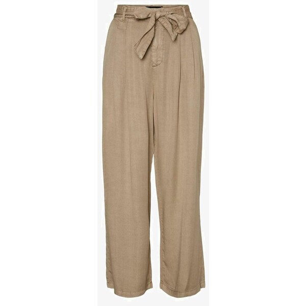 Vero Moda Spodnie materiałowe beige VE121A135-B11