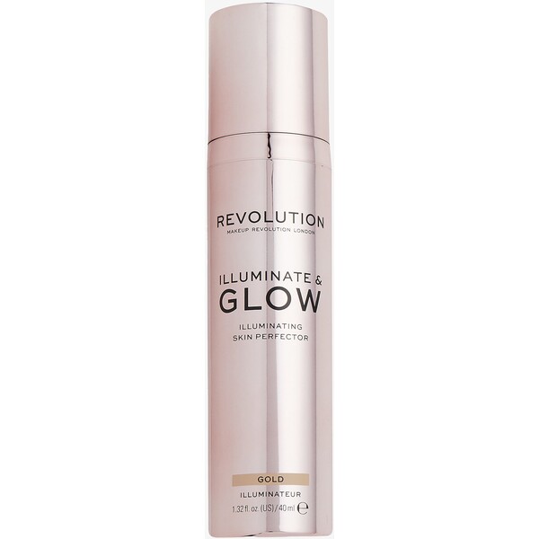 Makeup Revolution GLOW & ILLUMINATE Rozświetlacz gold M6O31E02L-F12