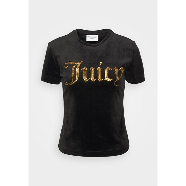 Juicy Couture TAYLOR T-shirt z nadrukiem black JU721D028-Q11