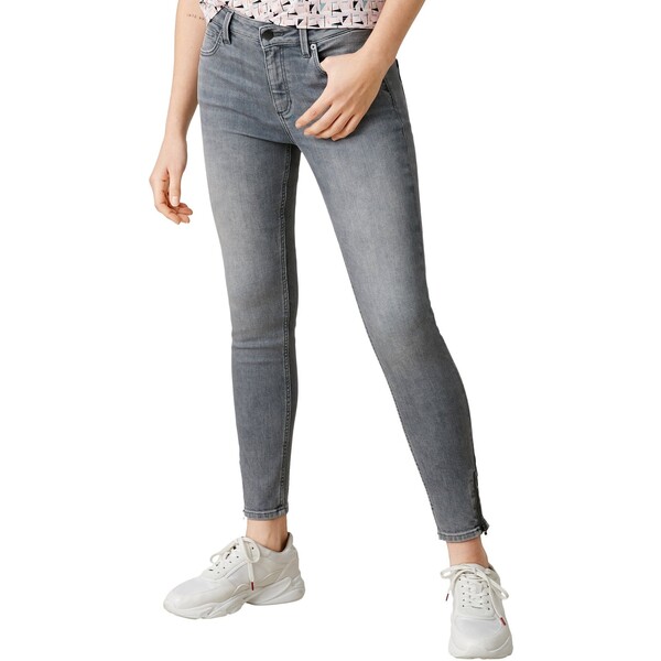 QS by s.Oliver ANKLE LEG Jeansy Skinny Fit grey QS121N0HH-K11