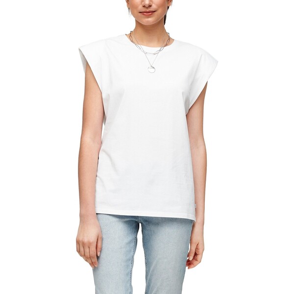QS by s.Oliver T-shirt basic white QS121D13W-A11