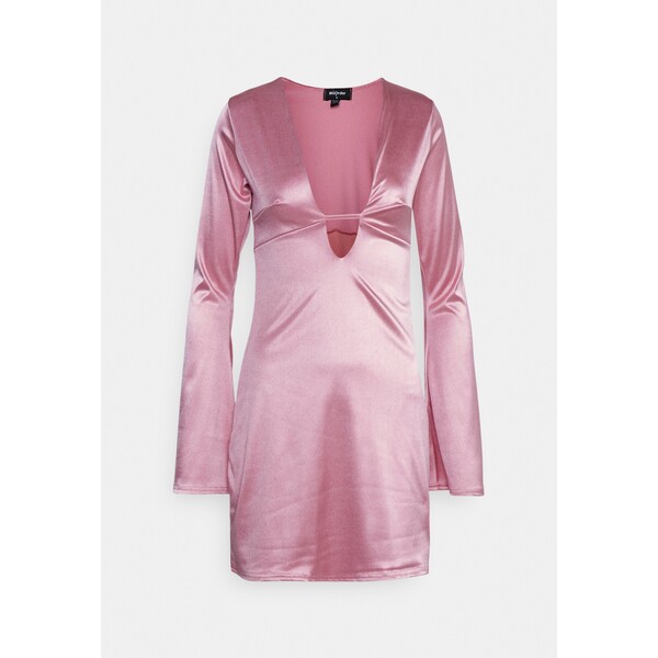 NEW girl ORDER FLARE SLEEVE DRESS Sukienka koktajlowa pink NEM21C01S-J11