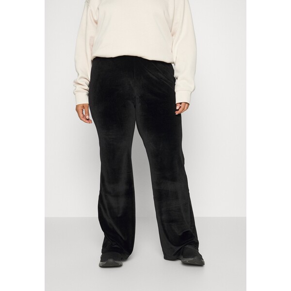 Even&Odd Curvy Spodnie materiałowe black EVB21A01H-Q11