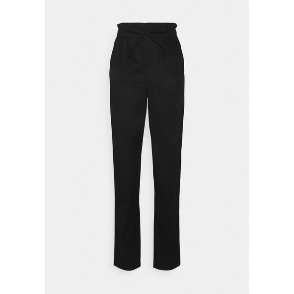 Vero Moda Tall VMEVANY STRING ANKLE PANT Spodnie materiałowe black VEB21A041-Q11