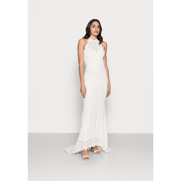 Rosemunde LONG HALTERNECK LACE DRESS Suknia balowa ivory RM021C01O-A11