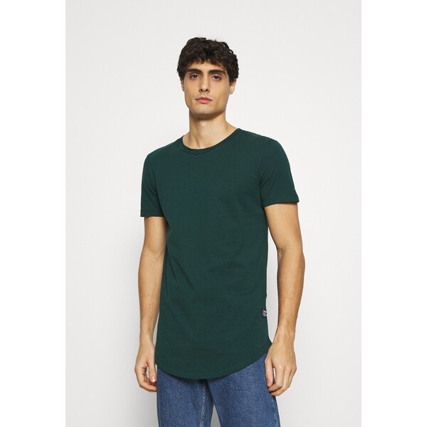 TOM TAILOR DENIM BADGE T-shirt basic deep green lake TO722O101-M11