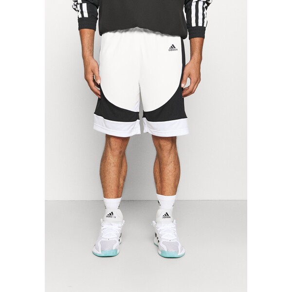 adidas Performance PREMIUM BASKETBALL TEAM SHORTS Krótkie spodenki sportowe white AD542E28D-A11