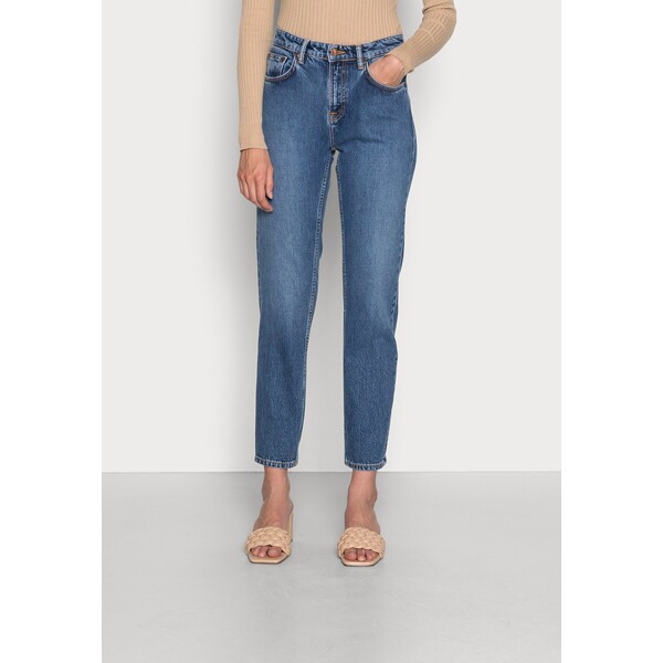 Nudie Jeans STRAIGHT SALLY Jeansy Straight Leg Indigo Autumn NU221N02P-K11