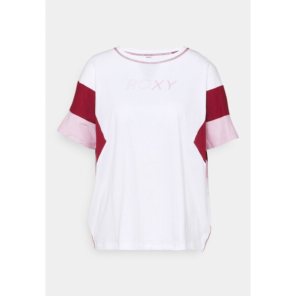 Roxy GOOD MORNING SONG T-shirt z nadrukiem bright white RO541D05V-A11