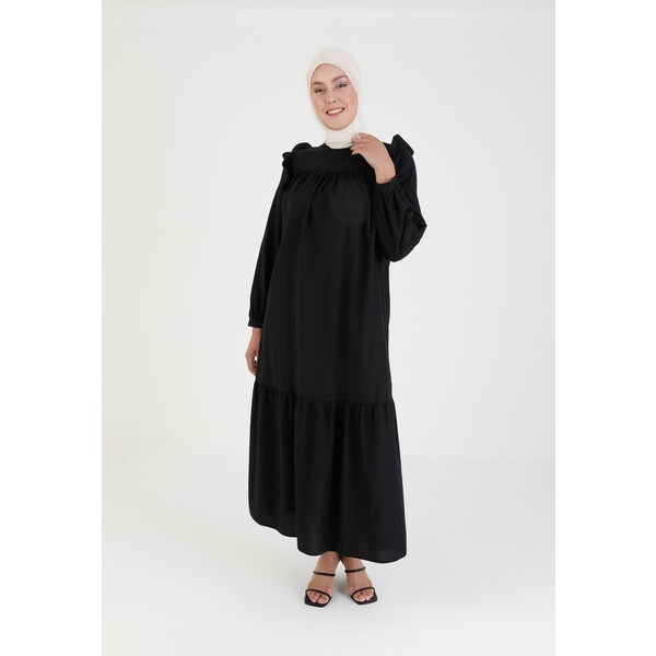 Modanisa Długa sukienka black MHR21C021-Q11
