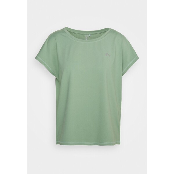 ONLY Play ONPAUBREE LOOSE TRAINING OPUS T-shirt basic frosty green NL241D08E-M13