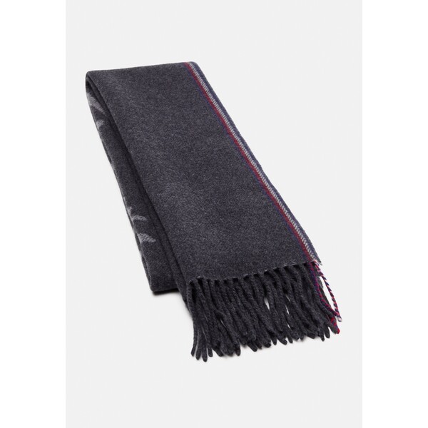 Tommy Hilfiger SIGNATURE SCARF UNISEX Szal charcoal gray TO154G00V-C11