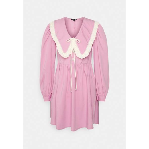 Sister Jane FARMYARD COLLAR DRESS Sukienka koszulowa pink QS021C07B-J11