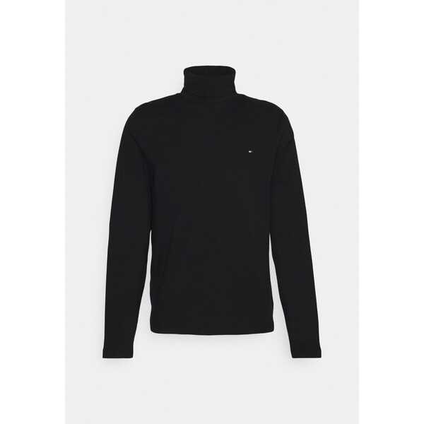 Tommy Hilfiger ROLL NECK LONG SLEEVE Bluzka z długim rękawem black TO122O0FI-Q11