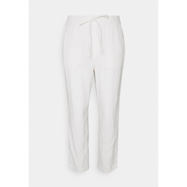 GAP EASY PANT SOLID Spodnie materiałowe white GP021A08D-A11