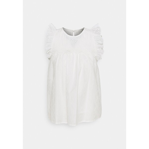 edc by Esprit BLOUSE T-shirt z nadrukiem off white ED121E0TI-A11