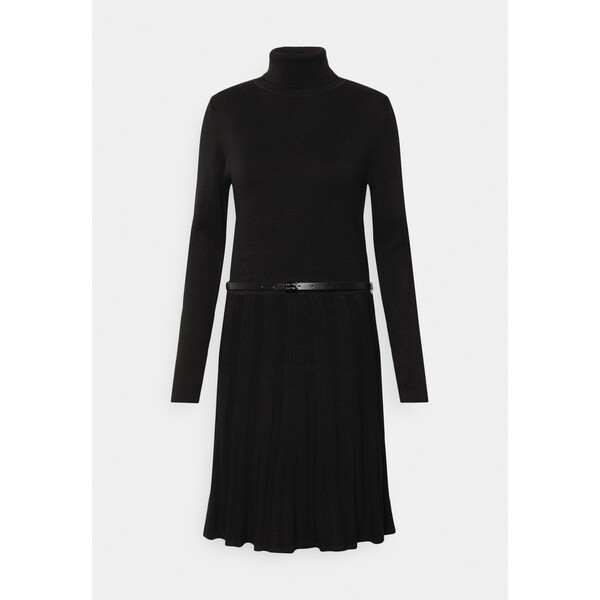 Esprit Collection CORE Sukienka dzianinowa black ES421C1II-Q11